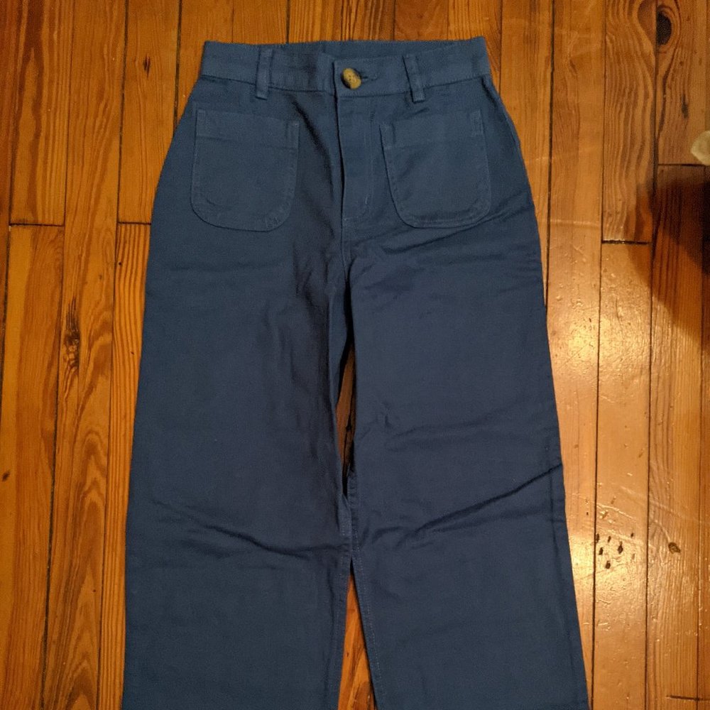 Monki "Nicola" High-Waisted Straight Leg Trousers